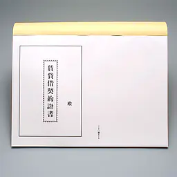 賃貸借契約書表紙（明朝体） - Master
