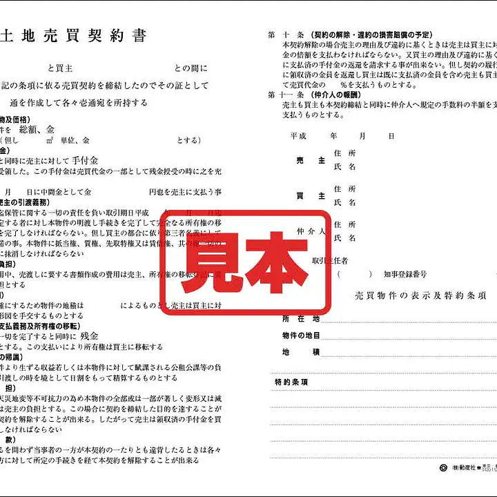 土地売買契約書 - Master