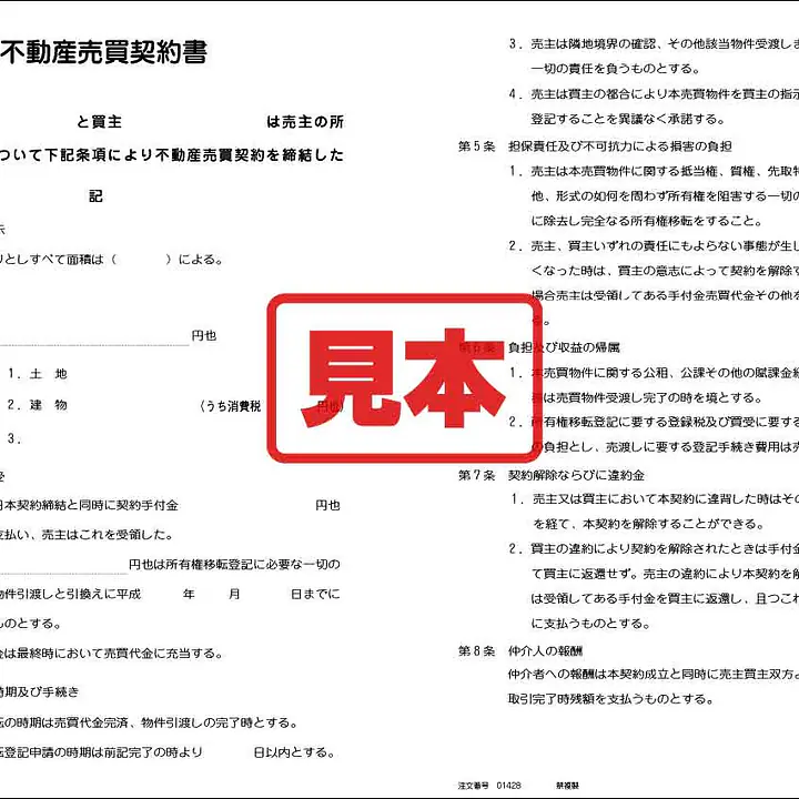 不動産売買契約書（中部） - Master