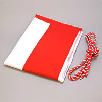 紅白幕　紅白ヒモ付（４間） - Master