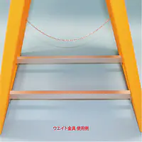 A型エコ看板・物件情報パネル用ウエイト金具（2本1セット） - Master