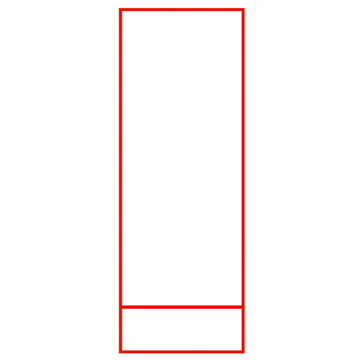 全面反射式立看板（無字・白） - Master