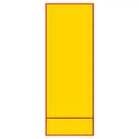 全面反射式立看板（無字・黄） - Master