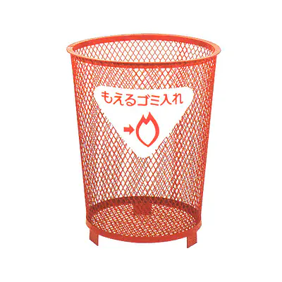カラーゴミ入れ（赤） メイン画像