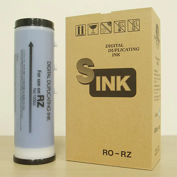 リソー印刷機用インクRO-RZ 青 - Master