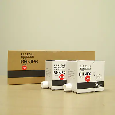 リコー印刷機用インクRH-JP6 赤 メイン画像