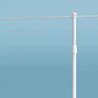 のぼりポール：白（国内メーカー海外生産品・2段伸び縮み式） - Master