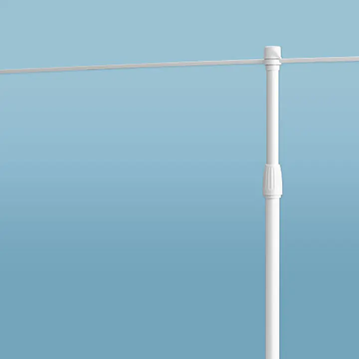 のぼりポール：白（国内メーカー海外生産品・2段伸び縮み式） - Master
