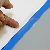 カラーフイルムペーパーカバー B5ブルー（脱落防止具付） - Master