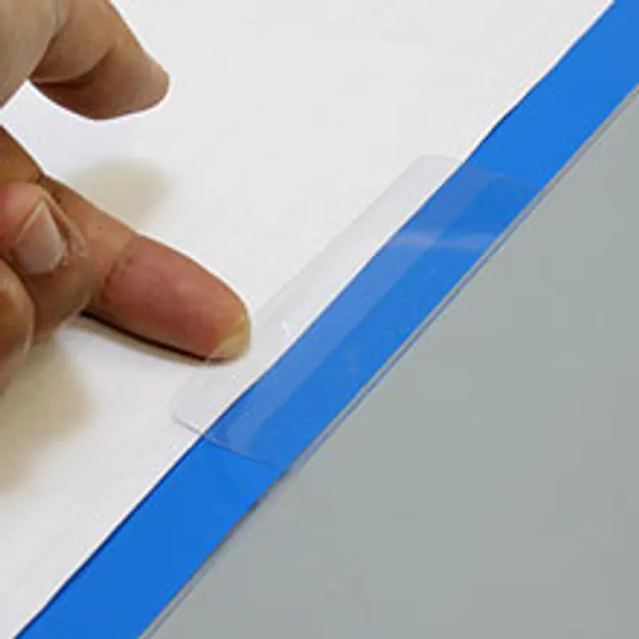 カラーフイルムペーパーカバー B5ブルー（脱落防止具付） - Master