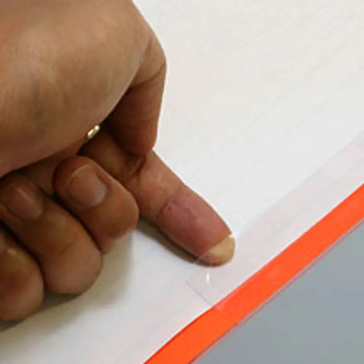 カラーフイルムペーパーカバー A4オレンジ（脱落防止具付） - Master