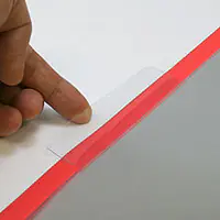 カラーフイルムペーパーカバー A4赤（脱落防止具付） - Master