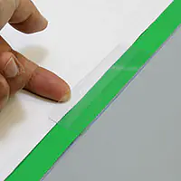 カラーフイルムペーパーカバー A4グリーン（脱落防止具付） - Master