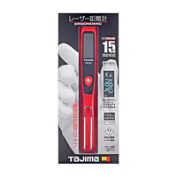 レーザー距離計 タジマPE15/レッド - Master