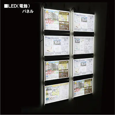 物件掲示用LED（電飾）パネル（屋内対応） メイン画像