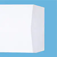 長3窓付きミエナイ（透けない）白封筒100g/m² - Master