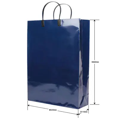 手提げ袋：ネイビー サブ画像
