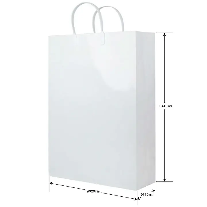 手提げ袋：ホワイト - Master