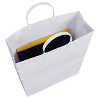 手提げ袋：ホワイト - Master