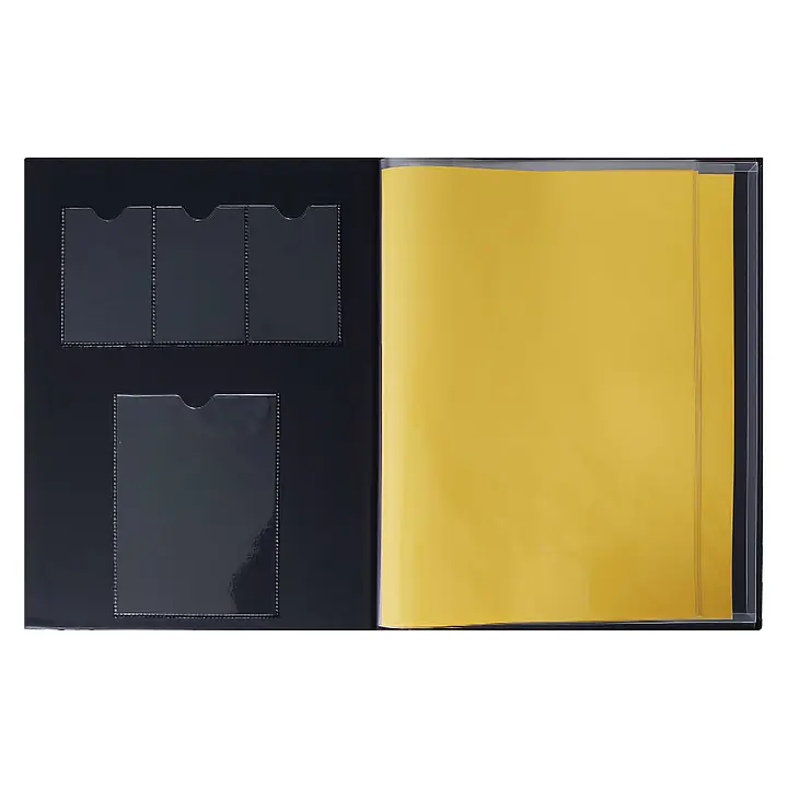 不動産ファイル／Sタイプ：スエード調・黒／不動産重要書類 - Master