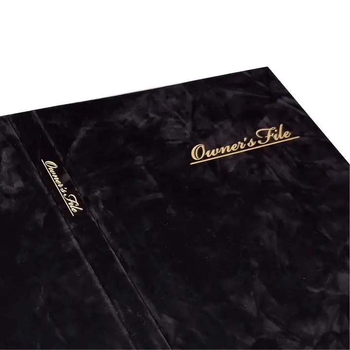 不動産ファイル／Sタイプ：スエード調・黒／Owner’s File - Master