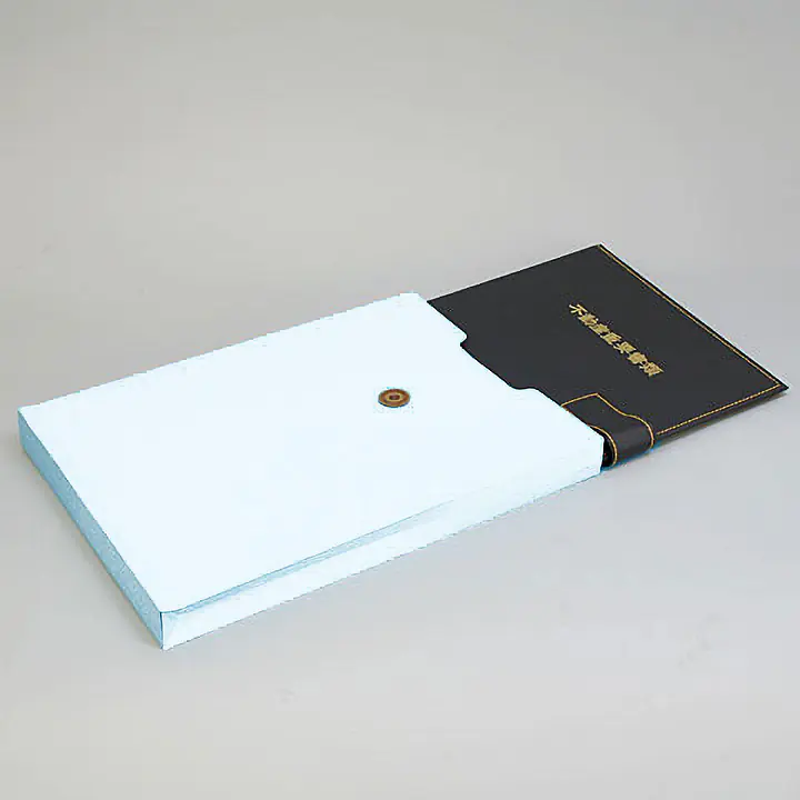 ベスト保存袋（封筒）色: スカイ 社名入れ印刷 - Master