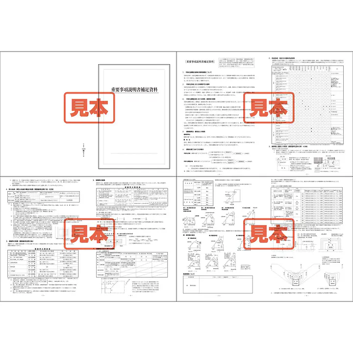 重要事項説明書補足資料（冊子タイプ） - Master