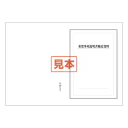 重要事項説明書補足資料（冊子タイプ） - Master