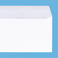 洋長3窓付きミエナイ（透けない）白封筒100g/m² - Master