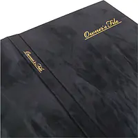 不動産ファイル／Sタイプ：スエード調・黒／Owner’s File - Master