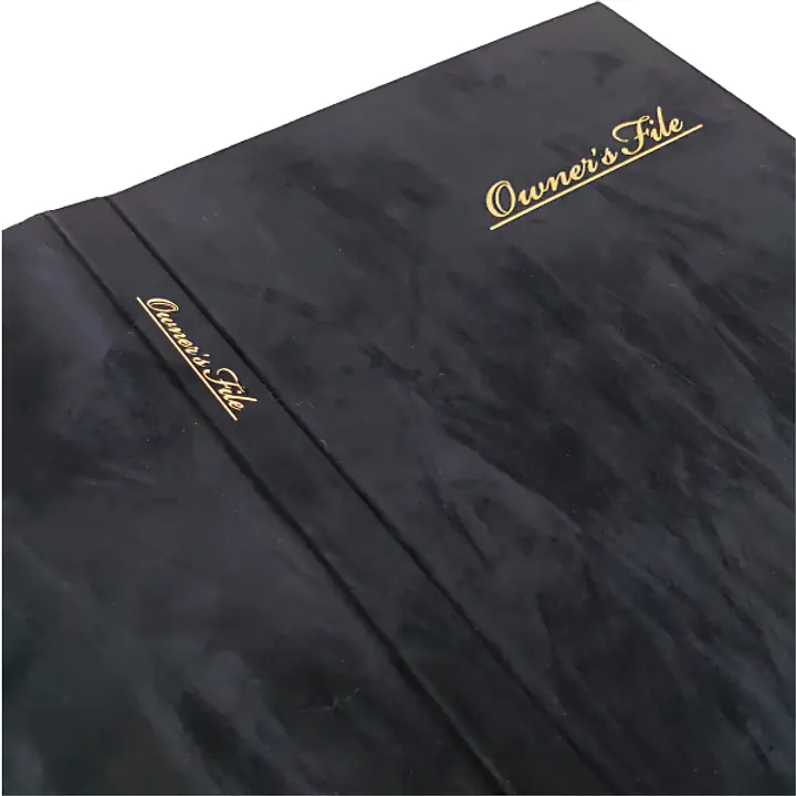 不動産ファイル／Sタイプ：スエード調・黒／Owner’s File - Master