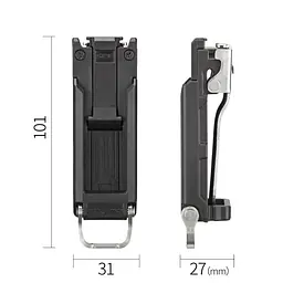 セフホルダー 胴ベルト用 トップボタン 軽量樹脂 - Master