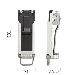 セフホルダー 胴ベルト用 トップボタン 頑丈金属 - Master