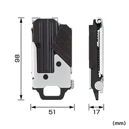 セフホルダー胴ベルト用 右ボタン 頑丈金属 - Master